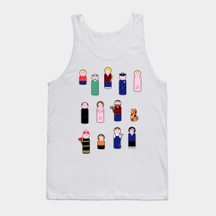 peg people with streakers Tank Top